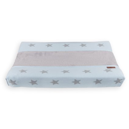 Baby´s only pletený poťah na prebaľovaciu podložku Star modrý