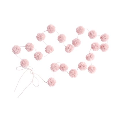 Spinkie Mini PomPom Girlanda Light Pink