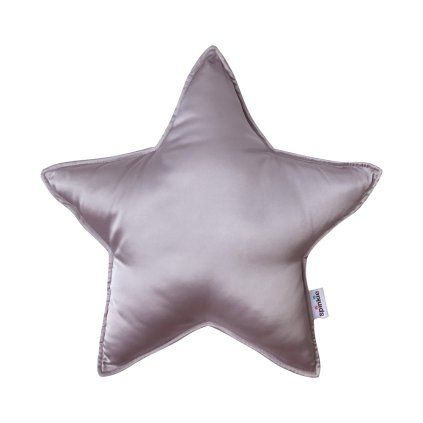 Hedvábný polštář hvězda Violet