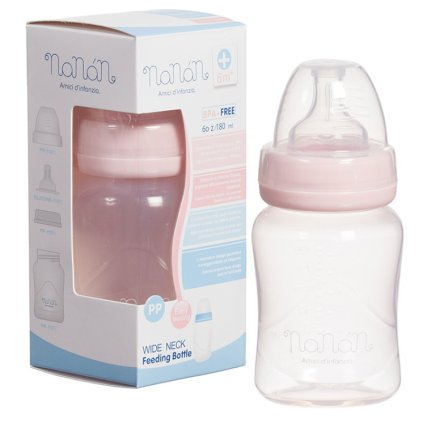 Nanán detská fľaša ružová nunobaby.sk