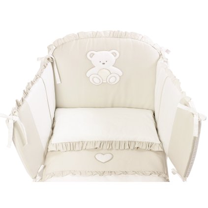 mantinel do detskej postieľky Peluche béžový nunobaby.sk