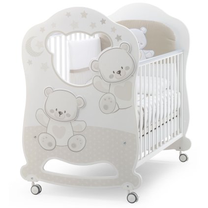 detská postieľka Baby Jolie Obló hnedá nunobaby.sk