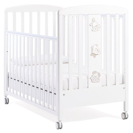 detská postieľka so spúšťacím bokom Sweet Stars nunobaby.sk