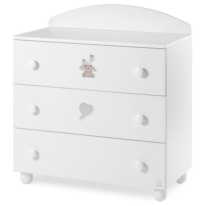 detská komoda Kuku biela nunobaby.sk