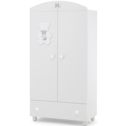detská šatníková skriňa Fiocco biela nunobaby.sk