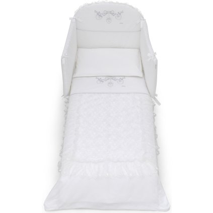 Italbaby set do postieľky Romantic biely nunobaby.sk