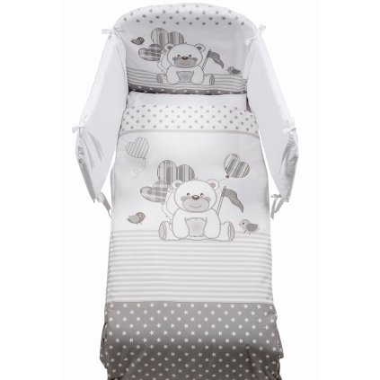 Italbaby set do postieľky Kuku šedý nunobaby.sk
