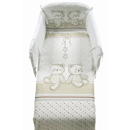 set do postieľky Amici béžový nunobaby.sk