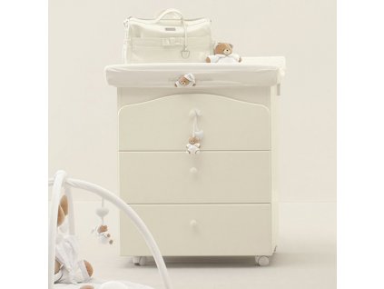 Nanán přebalovací pult Tato / Puccio smetanový (3v1)