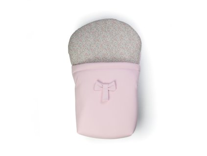 Bebelux kožený fusak pro panenky Liberty pink