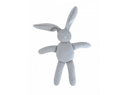 Caramella Pure Grey zajíček s chrastítkem