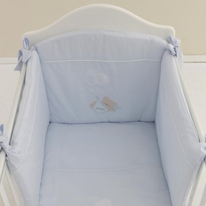 Nanán set prádla do detskej postieľky Palloncino modrý nunobaby.sk