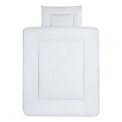 detské obliečky s výplňou 90x73cm šedé nunobaby.sk