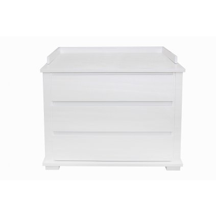 nábytok detská komoda s prebaľovacím rámom biela nunobaby.sk