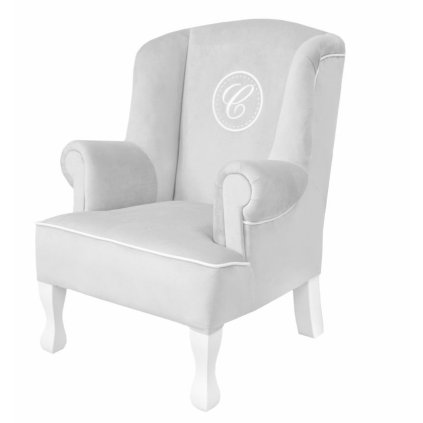 Detské kreslo šedé nunobaby.sk