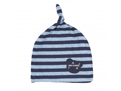 Nanán dětská čepice Stripes modrá