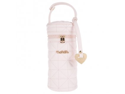 Nanán prošívaný obal na láhev růžový