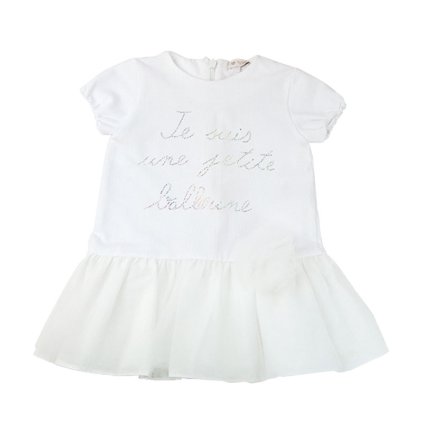 Nanán šaty so sukňou biele nunobaby.sk