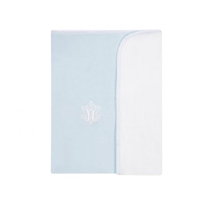 detská deka bledomodrá nunobaby.sk