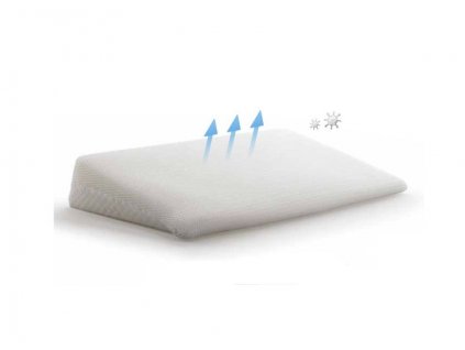 Antirefluxní klínový polštář do postýlky AirTech 3D - 35x60 cm_nunobaby