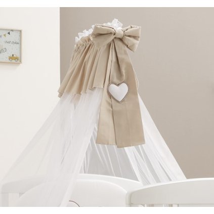 baldachýn nad postieľku Matisse béžová nunobaby.sk