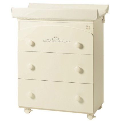 prebaľovací pult s vaničkou Magnifique Lux slonovinová (3v1) nunobaby.sk