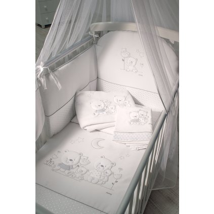 fleecová deka do postieľky Happy Family biela 110x150cm nunobaby.sk