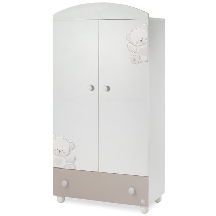 detská šatníková skriňa Jolie hnedá nunobaby.sk
