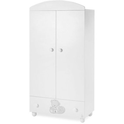 detská šatníková skriňa Love biela nunobaby.sk