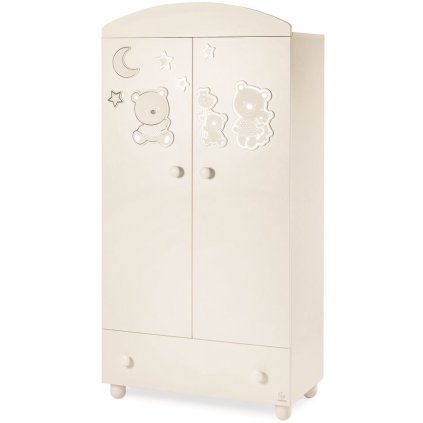 detská šatníková skriňa Happy Family slonovinová nunobaby.sk