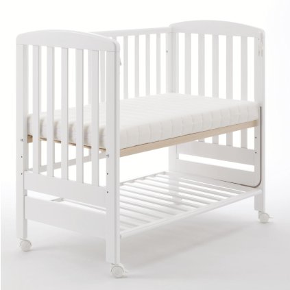 Mini detská postieľka B.Side 2 v 1 biela nunobaby.sk