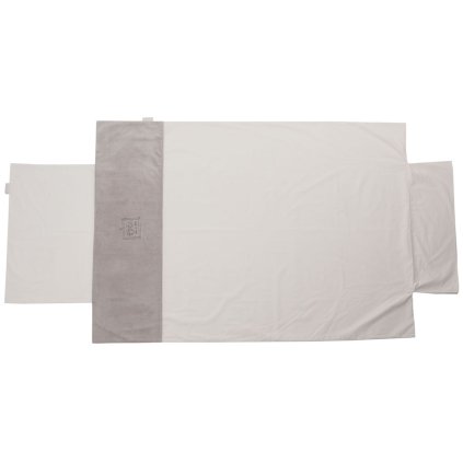 Quax obliečky do postieľky Leo & Lena 100x135cm - biela/béžová nunobaby.sk