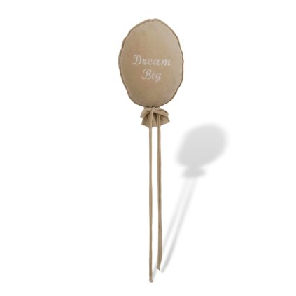 dekorácia do detskej izby Plyšový balón velur béžový nunobaby.sk