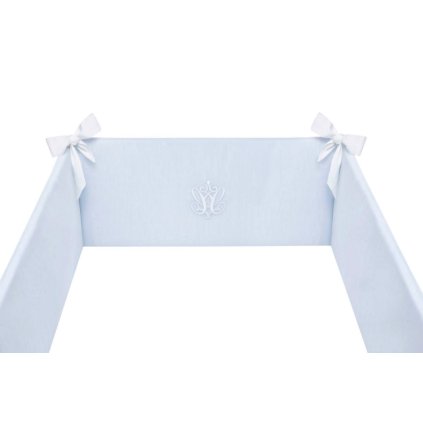 mantinel do detskej postieľky modrý nunobaby.sk