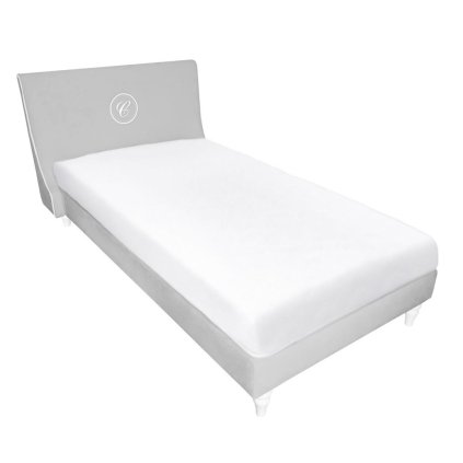 detská čalúnená posteľ šedá 200x90cm nunobaby.sk