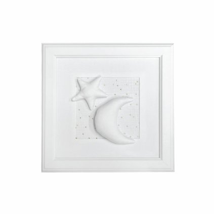 dekoracia textilny obraz s mesiacom a hviezdami 1 nunobaby.sk
