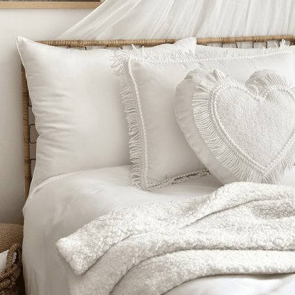 postelná obliečka bavlnený satén biela nunobaby.sk