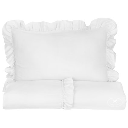 detské obliečky bavlnený satén biela nunobaby.sk