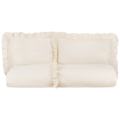 postelné obliečky bavlnený satén 140x200 vanilka nunobaby.sk