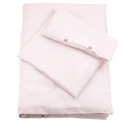 detská obliečka 100% ľan 100x135 ružová nunobaby.sk