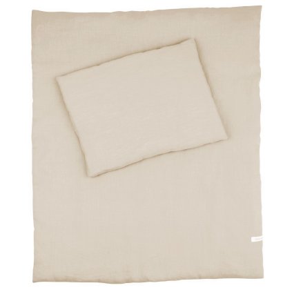 detská obliečka do postieľky 100% ľan natural nunobaby.sk