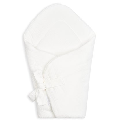 detská mušelínová bavlnená zavinovačka šedobiela nunobaby.sk