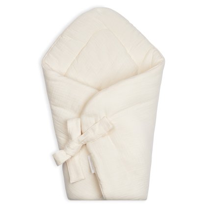 detská zavinovačka mušelínová bavlnená vanilková nunobaby.sk