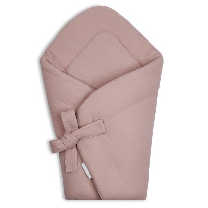detská zavinovačka mušelínová bavlna ružová nunobaby.sk