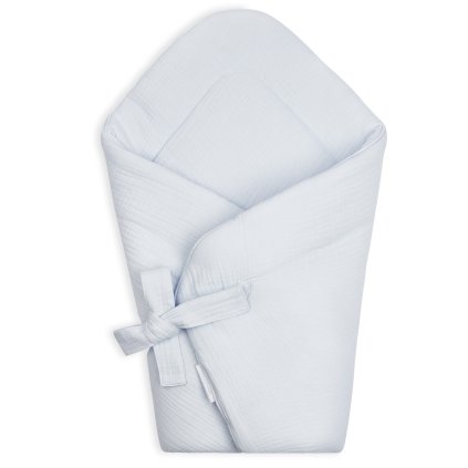 detská zavinovačka mušelínová bavlna bledo modrá nunobaby.sk