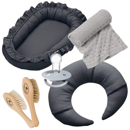 novorodenecká súprava Maxi antracit nunobaby.sk