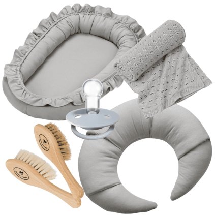 novorodenecká súprava Maxi šedá nunobaby.sk