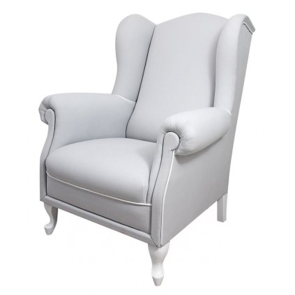 Pure Grey ušaté kreslo pre dospelých šedé nunobaby.sk