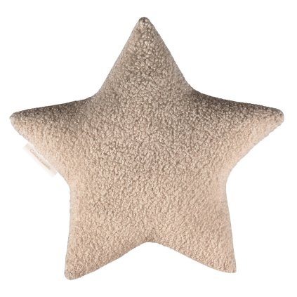 Cotton & Sweets Boho dekoračný vankúš hviezda čokoláda nunobaby.sk