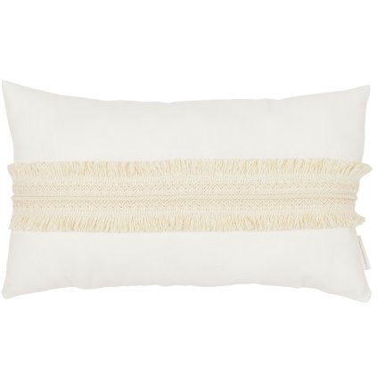 Boho dekoračný vankúš so strapcami vanilka 5 nunobaby.sk